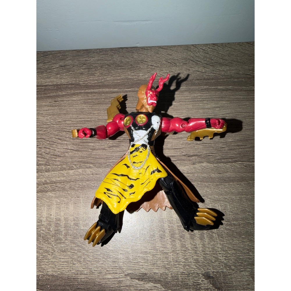 Power Rangers Dino Super Charge Villain Fury 5.5 Action Figure Bandai Red Gold